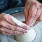Keith Brymer-Jones at work in his studio 2018